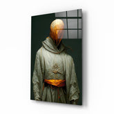 Headless Monk Glass Art  || Designer Collection.